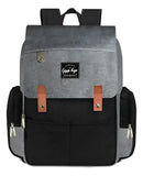 Mochila Maternidade Bolsa Mamãe Bebê Multifunção Grande Cor Cinza/preto