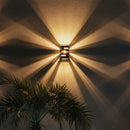 1 Arandela Massuia Frisada Externa Inte Cinza 127/220V