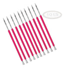 10 Bastão Mista Cuticula Inox Manicure Isis Cutelaria