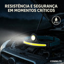 Lanterna Cabeça Recarregavel Profissional Led Testa capacete Led Usb Cor Da Lanterna Preto Cor Da Luz Branco com sensor bateria alta duracao resistente a agua ipx5 Marca Commlite