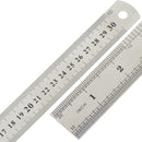 Régua 30 Cm Metal Profissional Casa Trabalho Escola
