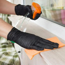 Luva Nítrica Descartável P M G Preta Manicure-100 Peças Full Cor Preto Tamanho Tamanho M