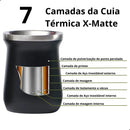 Cuia Térmica Mate Chimarrão Tererê De Aço Inox Café Erva Preta