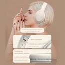 Fone De Ouvido Headphone Dapon H02d Bluetooth 5.1 Over-ear 22 Horas De Bateria Bege