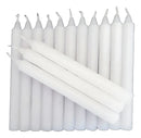 1 Kg de vela palito brancas com 18cm 32 velas por quilo cor branco 18cm X 1.5cm São Jorge Fábrica e Distribuidora