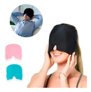 Touca Alivio Enxaqueca Dor Mascara Térmica Quente E Frio  Rosa