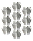 Kit 12 Prs Luva Algodão Malha Pigmentada Tricotada Pano Epi