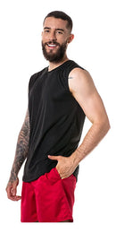 Regata Masculina Machão Fitness Academia Trei Branco G