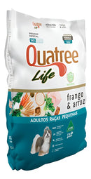Ração Quatree Life Cães Adulto Raças Pequenas Frango 3kg