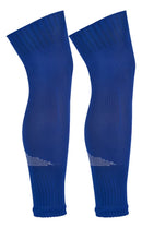 Meião Cortado Canelito Sem Pé Pro Futebol Cross Azul