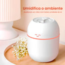 Umidificador De Ar E Aromas E Difusor E Óleos De Ambientes Usb Portátil Com Led Cor Branco Boyu Cell
