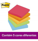 Post-it Diversao 76mm X 76mm 5 Blocos De 90 Folhas 3m