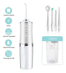 Lavador Bucal Portátil Bivolt Jato Potente Higiene Dental branco
