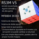 Cubo Mágico Profissional Magnético 3x3x3 Moyu Mf3rs M Cor Da Estrutura Stickerless