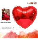 Kit Romântico - 400 Pétalas De Rosas + 12 Velas + 7 Balões