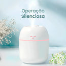 Umidificador De Ar E Aromas E Difusor E Óleos De Ambientes Usb Portátil Com Led Cor Branco Boyu Cell