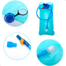 Refil Mochila Bolsa Hidratação Reservatório De Água 2 Litros Térmica Isotérmica Pedal Pulse Com Válvula Torneirinha Compatível Camelbak Cor Azul Lisa Corrida Bike Bicicleta Ciclismo Maratona Camping