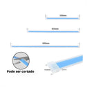 Fita Led Automotiva 60cm 12v Farol Drl + Seta Sequencial