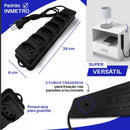 Régua Extensão Elétrica 6 Tomadas Filtro Linha 10a Cabo 3 Metros