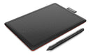 Mesa Digitalizadora One By Wacom CTL472, Pequena, Cor Preto e Vermelho