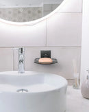 Porta Sabonete Saboneteira Dupla Face 3m Arthi Black Preto