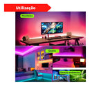Fita Led 10m Colorida Rgb 3528 Piscina Sanca Fachada + Fonte Tensão De Operação