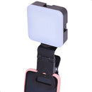 Luz de videoconferencia Led Iluminação Fotográfica Noturna Com Clip Portátil Celular E Notebook Reunião Online Fotos e Videos Preto Knimp