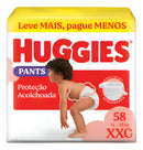 Huggies Fralda Pants Roupinha Proteção Acolchoada XXG - 58 Un