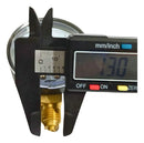 Manômetro De Pressão Vertical 53mm Rosca 1/4 Bsp 0 Á 6 Bar