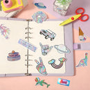 Adesivos Vinil Jato De Tinta Holográfico A4 20 Folhas Mecolour