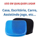 Almofada Cadeira Assento Em Gel Silicone Anti Escaras Cóccix