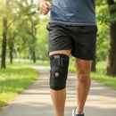 Joelheira Articulada C/ Cintas Cruzadas Cor Preto Tamanho Gg