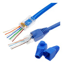 Kit 100 Capa Protetora Para Plugues De Conexao Rj45 MFL