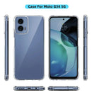 Capa Capinha Case + Película 3d Para Motorola Moto G34 6.5'' Transparente Moto G34 6.5