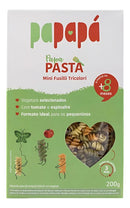 Macarrão Infantil Mini Fusilli Tricolori Papapá 200g