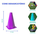 Kit Funcional 10 Cones + 10 Pratos + Escada + Corda De Pular