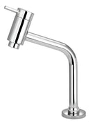 Torneira De Banheiro Link Lavatório Redonda Baixa 45 Graus Pia Cuba Balcão Rarometais Cor Cromada Brilhante