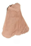 Meias Soquete Femininas Kit 10 Pa Nude (Cor da Pele) 36-40