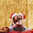 Cortina Led Decoração 3x3 Metros 300 Leds Luzes Amarelo Pisca Pisca Natal Festa de Casamento Branco Quente 110v/220v - Marca Camperluz