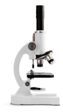Microscópio Monocular Biológico Profissional - 64x A 2400x Cor Branco
