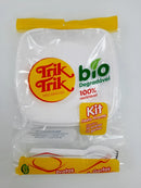 Pratinho Para Bolo 15cm Prato 50 Uni + 50 Garfos Coloridos Cor Branco