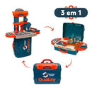 Maleta De Ferramentas Infantil 3 Em 1 Multi Montagens