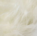 80cm X 50cm - Tecido Pelo Alto Para Manta De Cadeir Off white