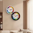 Relógio De Parede Educativo Didático Infantil E Aprendiz Preto