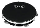 Pandeiro Profissional Izzo Pele Preta 10 Corpo Abs 6480 Cor Preto