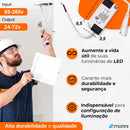 Kit 10 Driver Para Led Reator Fonte Plafon 18w A 24w Bivolt