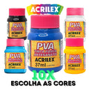 Acrilex PVA tinta fosca 10 unidades 37mL