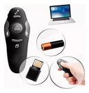 Apresentador De Slides Sem Fio Controle Passador Com Laser Preto