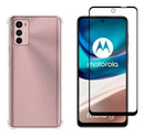 Capa Capinha Anti Impacto Para Motorola Moto G42 + Pelicula Cor Transparente