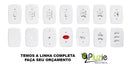 4 Interruptor Apagador Simples + Tomada 10a  Embutir Pluzie